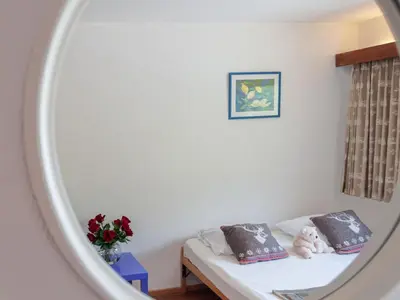 Ein Bett oder Betten in einem Zimmer der Unterkunft Apartment Rosablanche A55 by Interhome