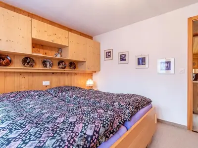 Ein Bett oder Betten in einem Zimmer der Unterkunft Apartment Résidence Sonnegg - Puric by Interhome