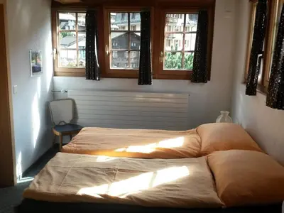 Ein Bett oder Betten in einem Zimmer der Unterkunft Apartment ABC Ferienwohnung 1 1- OG Süd by Interhome