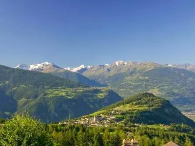 Naturlandschaft in der Nähe des Chalets