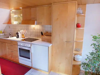 Küche/Küchenzeile in der Unterkunft Chalet Hüsli by Interhome