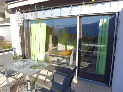Ein Balkon oder eine Terrasse in der Unterkunft Apartment Jeanne D'Arc Apt- C-28 by Interhome