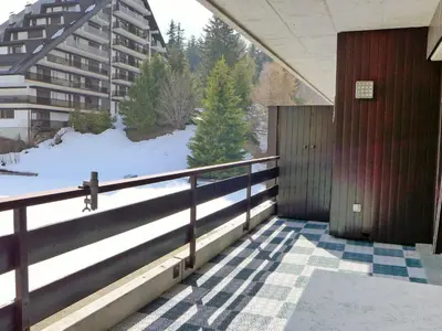 Ein Balkon oder eine Terrasse in der Unterkunft Apartment Victoria B 7 by Interhome