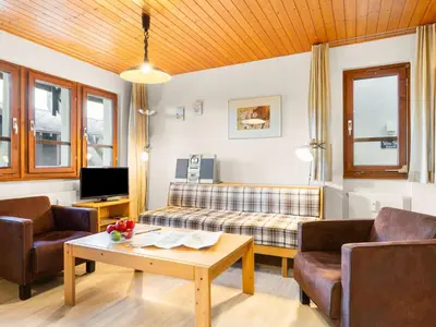 Ein Sitzbereich in der Unterkunft Apartment Aragon E112 by Interhome