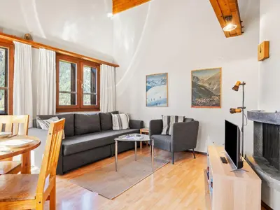 Ein Sitzbereich in der Unterkunft Apartment Aragon F130 by Interhome