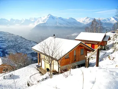 Naturlandschaft in der Nähe des Chalets