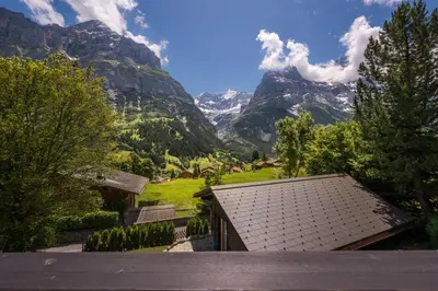 Naturlandschaft in der Nähe des Chalets