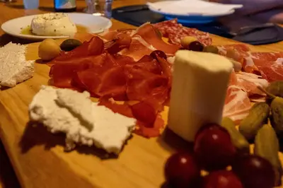 Essen in diesem Bauernhof oder in der Nähe