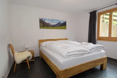 Ein Bett oder Betten in einem Zimmer der Unterkunft Schützenrain 1. Stock