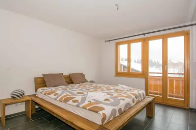 Ein Bett oder Betten in einem Zimmer der Unterkunft Schützenrain 1. Stock