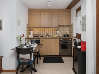 Küche/Küchenzeile in der Unterkunft Apartment Chalet Sunneblick by Interhome
