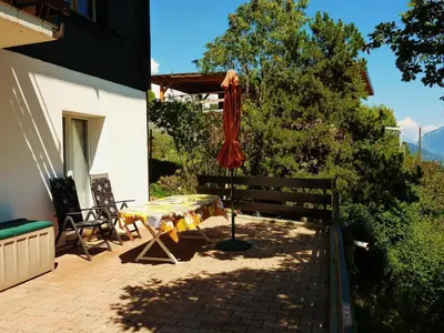 Ein Balkon oder eine Terrasse in der Unterkunft Les Mouresses