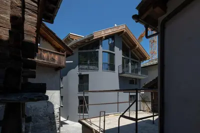 Das Gebäude in dem sich das Hotel befindet