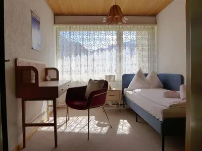 Ein Bett oder Betten in einem Zimmer der Unterkunft Holiday Home Salzhubelweg by Interhome