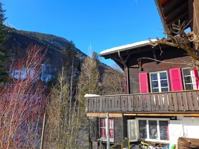Ein allgemeiner Bergblick oder ein Berglick von der Ferienwohnung aus