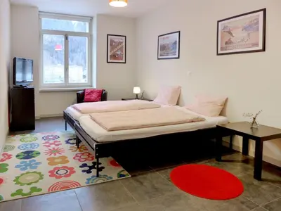 Ein Bett oder Betten in einem Zimmer der Unterkunft Apartment Modern by Interhome