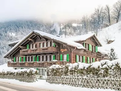 Apartment Chalet Schwendihus-11 by Interhome im Winter