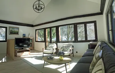 TV/Unterhaltungsangebot in der Unterkunft Chalet 12 Cerfs