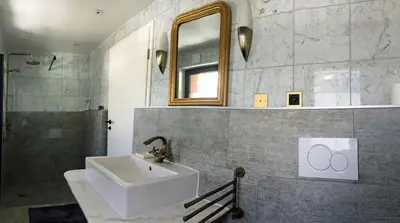 Ein Badezimmer in der Unterkunft Chalet 12 Cerfs