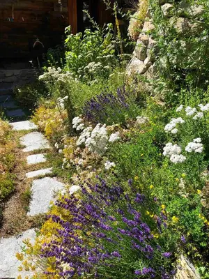 Ein Garten an der Unterkunft Denkmalgeschützter Spycher total renoviert