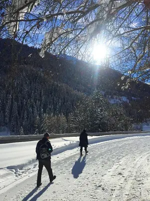 Denkmalgeschützter Spycher total renoviert im Winter