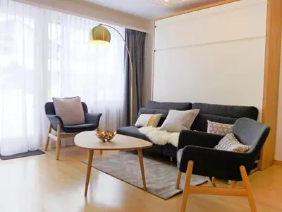 Ein Sitzbereich in der Unterkunft Apartment Le Mans by Interhome