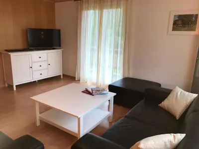 Ein Sitzbereich in der Unterkunft Apartment Abendrot 1- OG Süd-West by Interhome