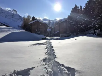 Grundriss der Unterkunft 3-Schlafzimmer Chalet Eichhorn****, Saas Fee 1800m