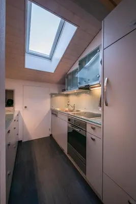 Küche/Küchenzeile in der Unterkunft Chalet Primula Penthouse