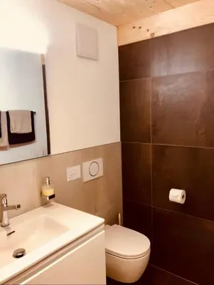 Ein Badezimmer in der Unterkunft Chalet CARVE - Apartments EIGER, MOENCH and JUNGFRAU