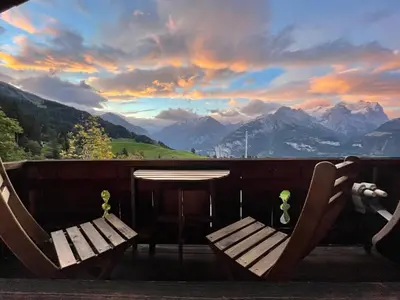 Naturlandschaft in der Nähe des Chalets