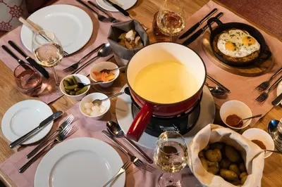 Essen im Hotel oder in der Nähe
