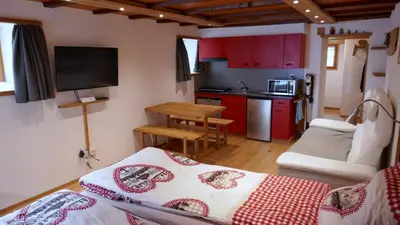 Küche/Küchenzeile in der Unterkunft Studio Clausen Kurt