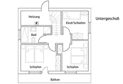 Grundriss der Unterkunft Chalet Sandrine