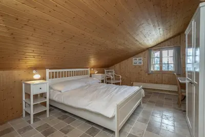 Ein Bett oder Betten in einem Zimmer der Unterkunft Panorama 59