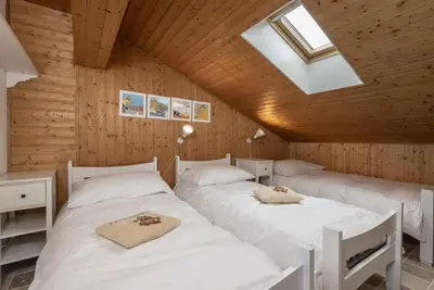 Ein Bett oder Betten in einem Zimmer der Unterkunft Panorama 59