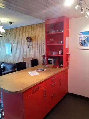 Küche/Küchenzeile in der Unterkunft Haus Opal,Wohnung Nr.25