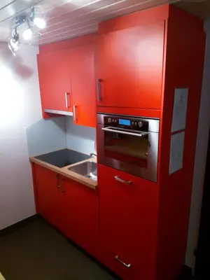 Küche/Küchenzeile in der Unterkunft Haus Opal,Wohnung Nr.25