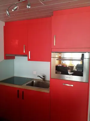 Küche/Küchenzeile in der Unterkunft Haus Opal,Wohnung Nr.25