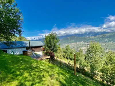 Naturlandschaft in der Nähe des Chalets