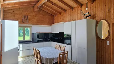 Küche/Küchenzeile in der Unterkunft Apartment in Brienz