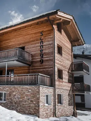 Das Gebäude in dem sich die Ferienwohnung befindet
