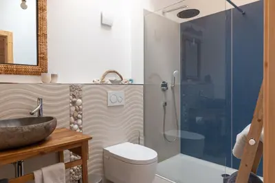 Ein Badezimmer in der Unterkunft Chalet Diognysos B&B, Wellness & Boutique Hotel
