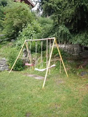 Ein Kinderspielbereich in der Unterkunft Alter Lärch