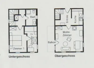 Grundriss der Unterkunft Alter Lärch