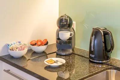 Kaffee-/Teezubehör in der Unterkunft Haus Darioli
