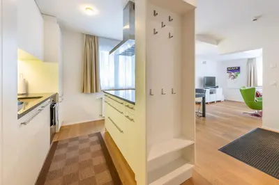 Küche/Küchenzeile in der Unterkunft Haus Darioli