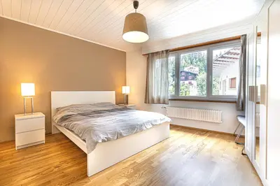Ein Bett oder Betten in einem Zimmer der Unterkunft Le Clavan