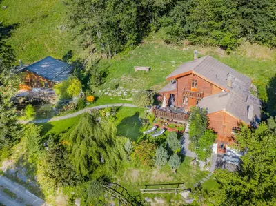 Naturlandschaft in der Nähe des Chalets
