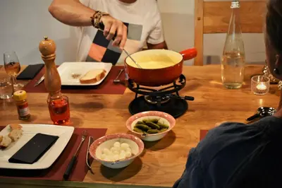 Essen im Chalet oder in der Nähe